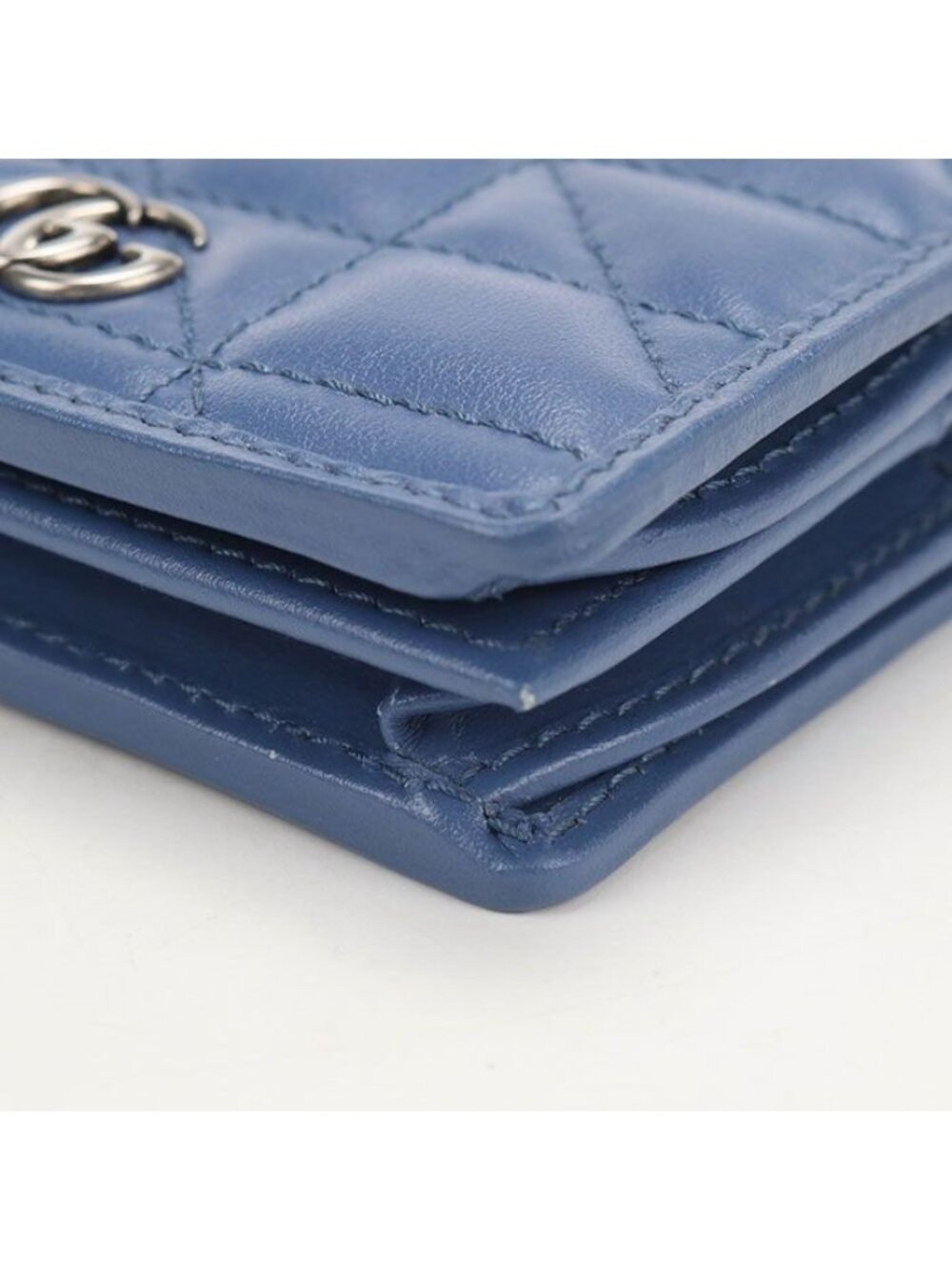 Gucci Small Wallet Double Bifold Quilted Leather - Picture 7 of 8